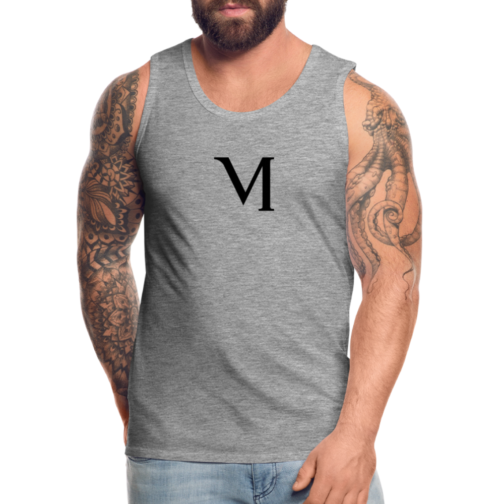 Premium Tank Top – Sportlich - Vielseitig - Grau meliert