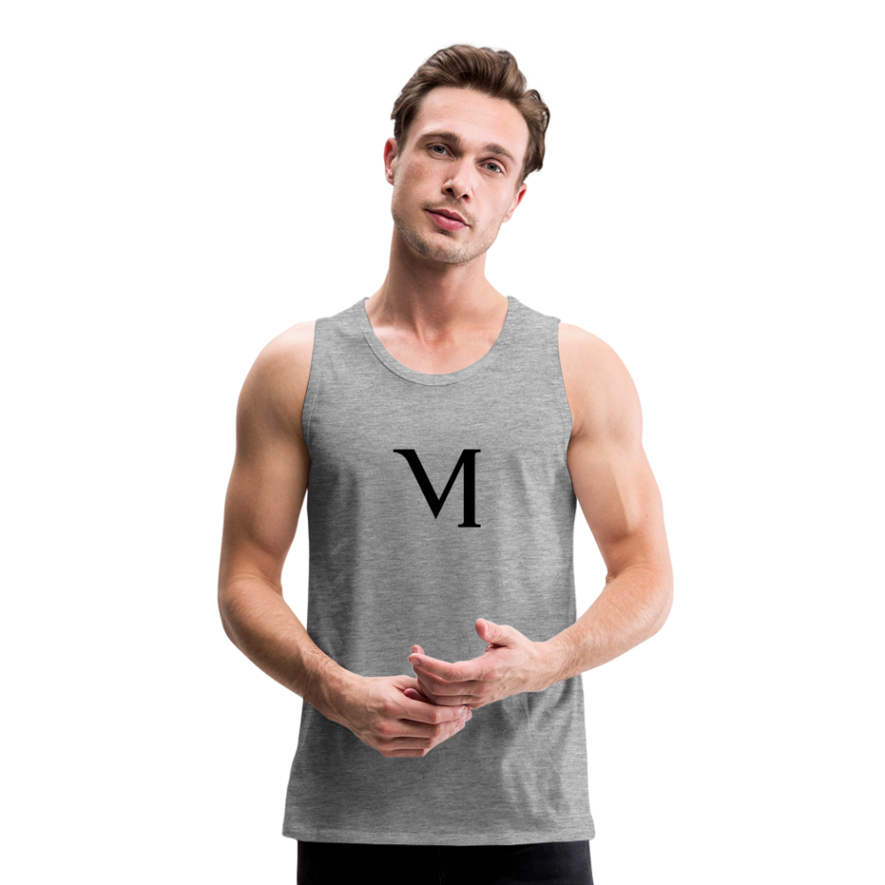 Premium Tank Top – Sportlich - Vielseitig - Grau meliert