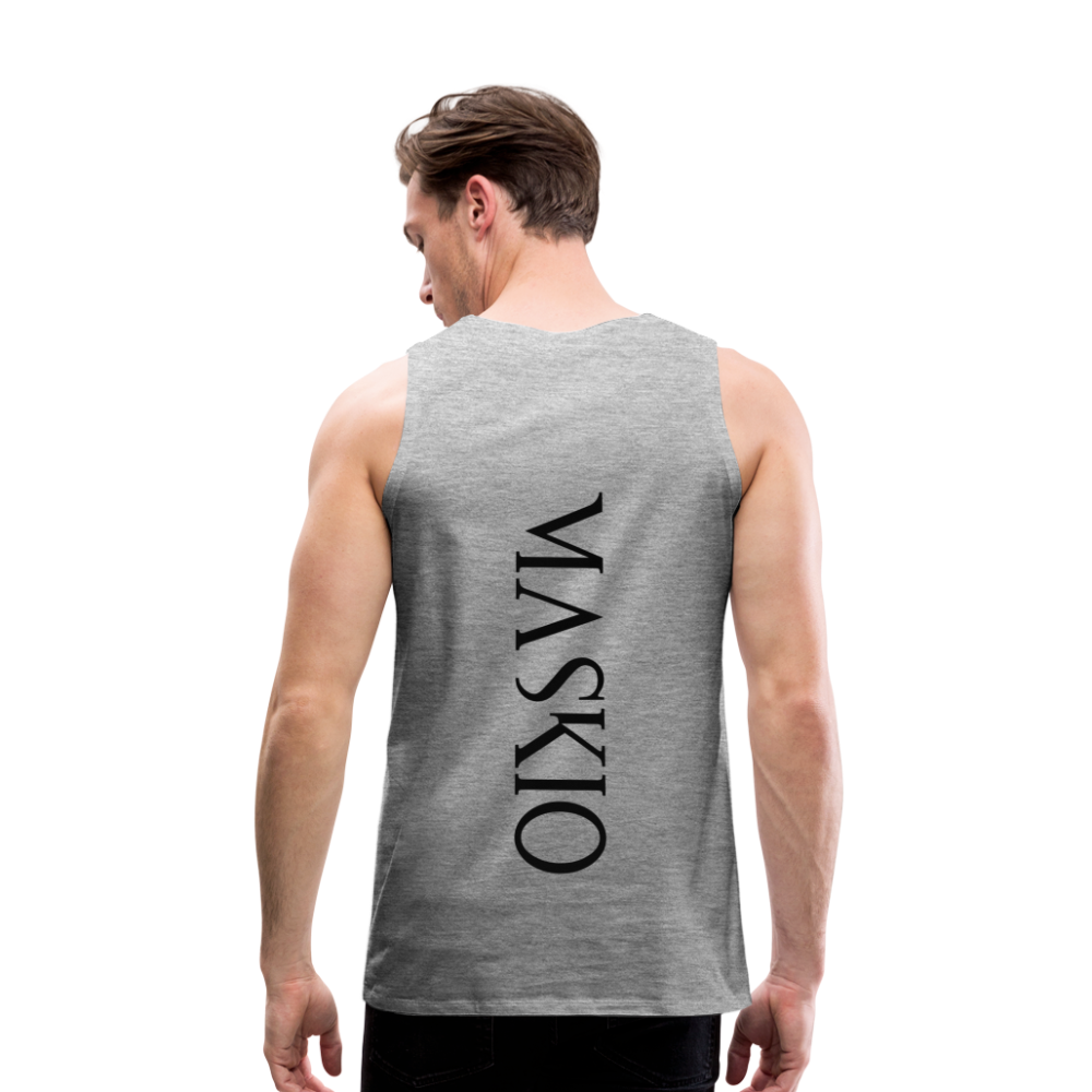 Premium Tank Top – Sportlich - Vielseitig - Grau meliert