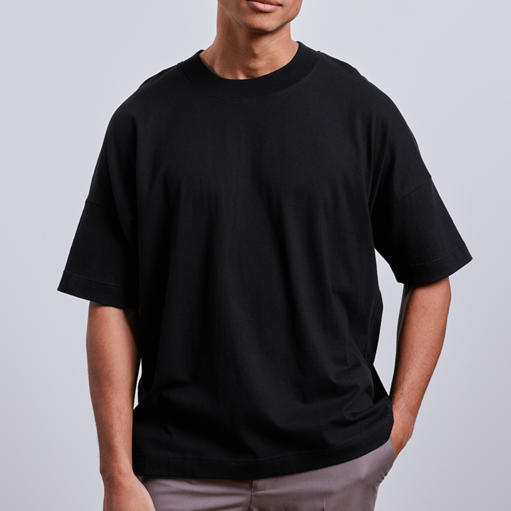 Bio Oversized T-Shirt – Lässig - Nachhaltig - Schwarz