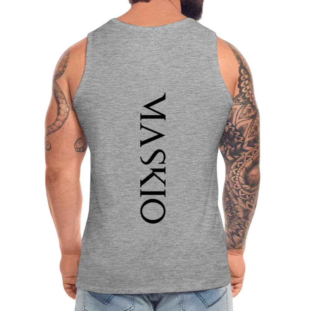 Premium Tank Top – Sportlich - Vielseitig - Grau meliert